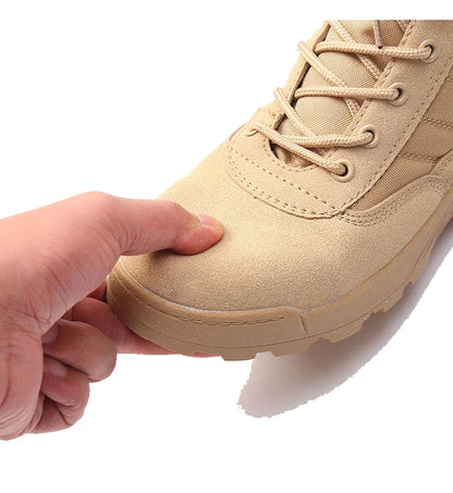 Men's Boots 2026 New Tactical Boots Special Force Desert Combat Boots Men Work Shoes Outdoor Hiking Ankle Boots