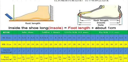 Kids Casual Shoes Sneakers Boys Sport Breathable Tennis Sneaker Baby Children Girls Shoes Spring Fashion White Flat Running Shoe