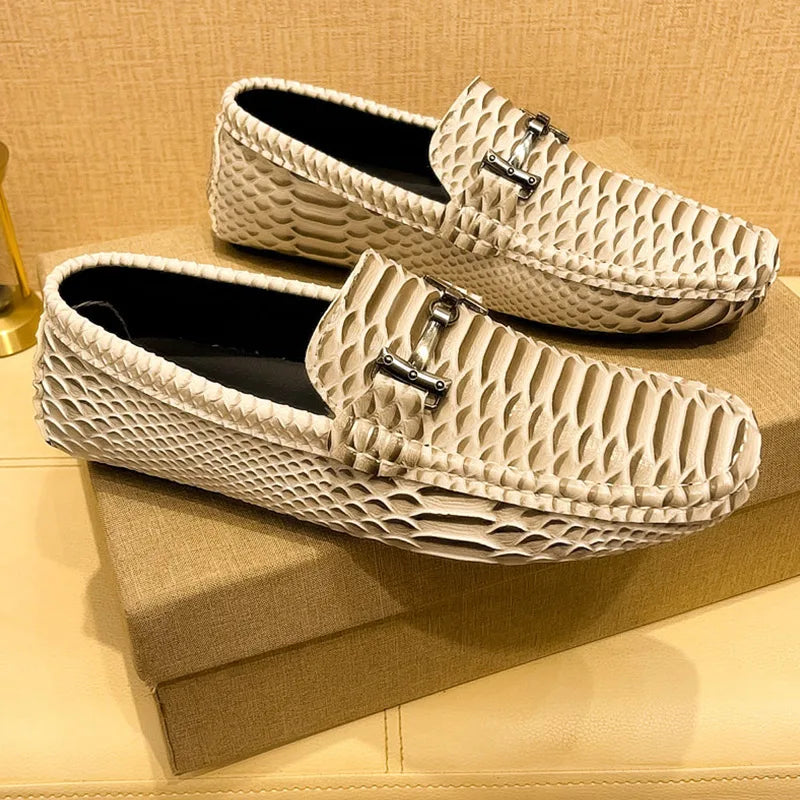 Summer Mens Outdoor Anti-slip Comfort Soft High Quality Men Breathable Flat Driving Shoes New 2024 Classic Casual Loafers