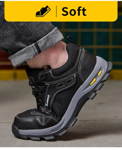 Safety shoes, anti smashing and anti stabbing work shoes, men's protective shoes, lightweight and comfortable protective boots