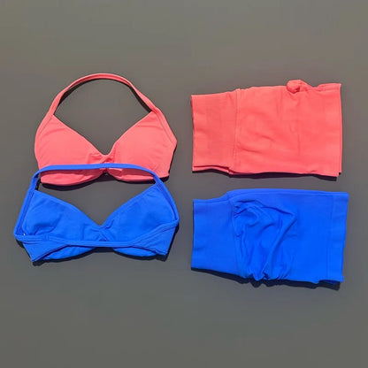 2 Piece Yoga Sets Women  Low Waist Seamless Push Up Bra Scrunch Butt Lift No Digging Comfortable Gym Running Tracksuits