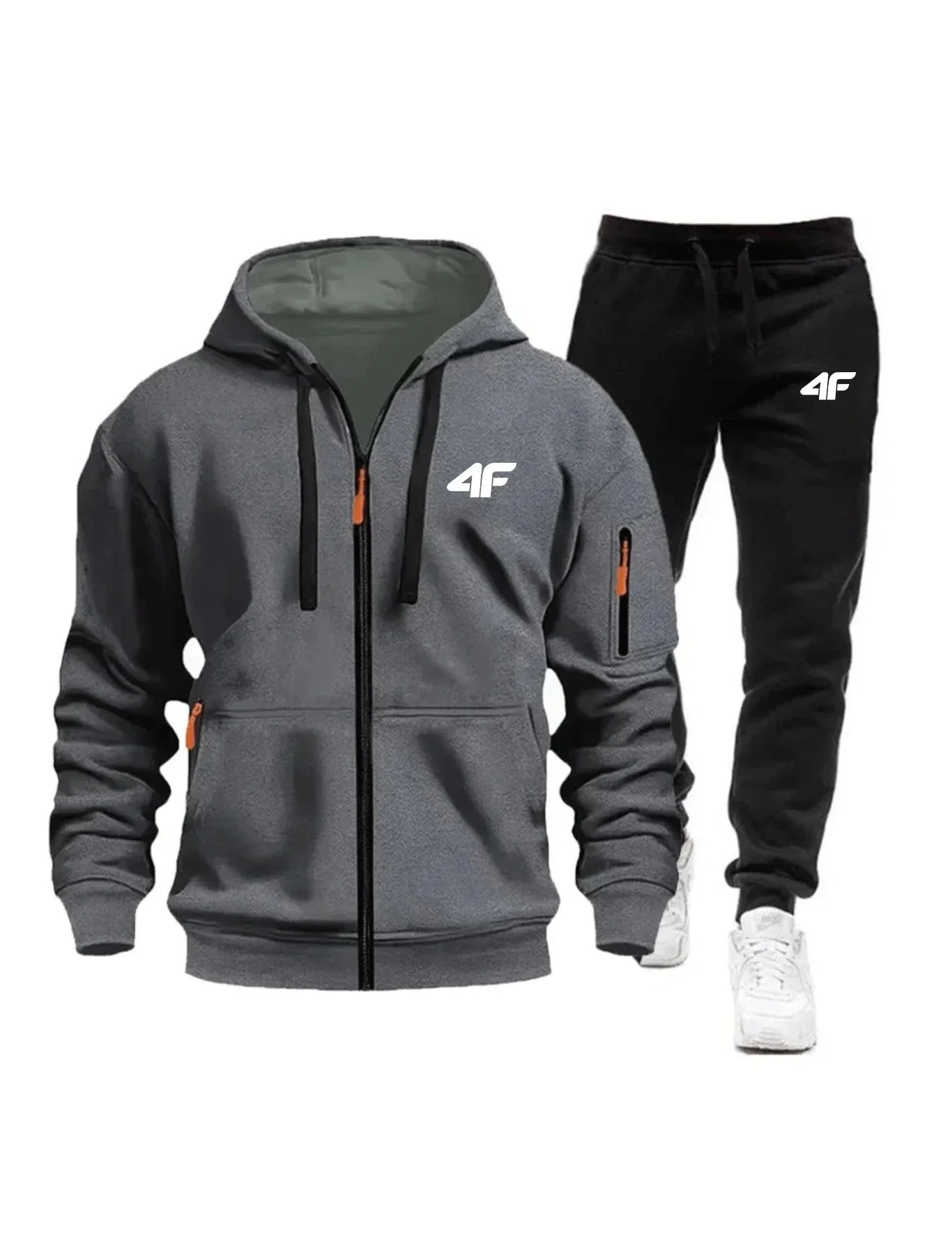 Sets for Men Two Piece Outdoors Mens Tracksuit Set Hot Sales Sportswear Man Sweatpants Hoodie Fashion Comfortable Casual Jogging