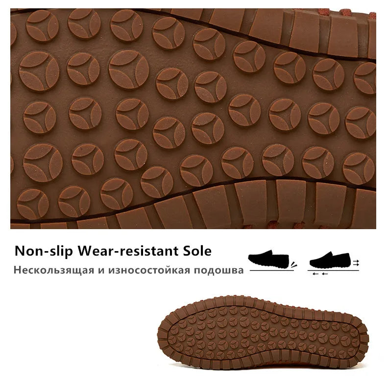 Fashion Men's Driving Shoes Handmade Leather Men Loafers Soft Breathable Men's Casual Shoes