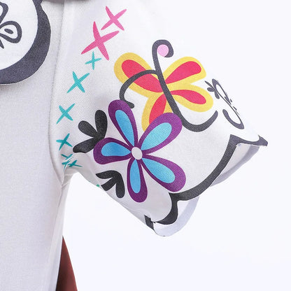 Children Princess Dress Kids Flower Madrigal Cosplay Costume Girls Mirabel Christmas Halloween Clothes Summer Outfit 2-10 Years
