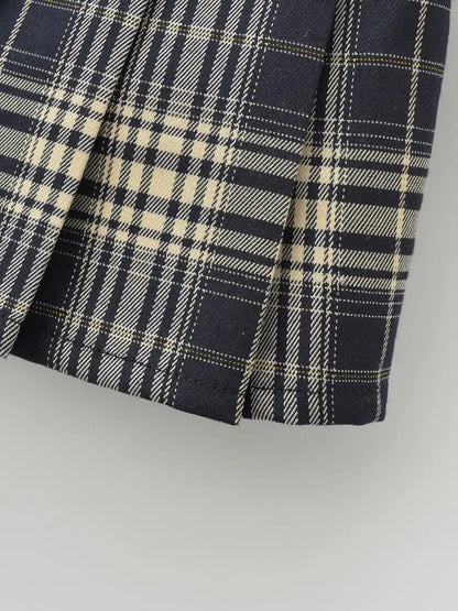 Summer Mini Skirts For Woman Korean Fashion Red Plaid Skirts Women Y2k Skirts Pleated Pleated Skirts Vintage Preppy Style