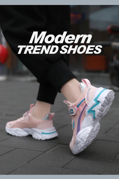 Children's Sports Shoes Kids Running Sneakers for Boys Girls Air Mesh Breathable Outdoor School Casual Fashion Shoes Anti-skid
