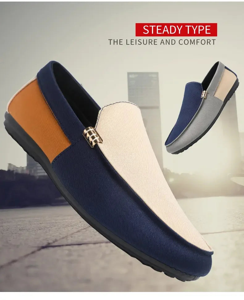 Business Shoes Fashion Casual Shoes Man Luxury Leather Loafers Breathable Slip on Male Boat Shoes Moccasins Driving Shoe