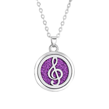 Tree of Life Aromatherapy Necklace Perfume Essential Oil Diffuser Alloy Stainless Steel  Locket Pendant Aroma Diffuser Necklace