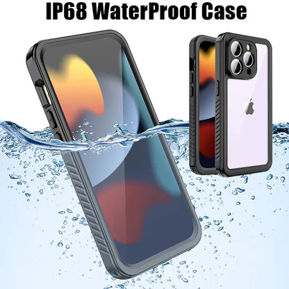 Bluetooth 30 Meter Deep Waterproof Case For iPhone 17 Air 16 15 14 13 12 Pro Max 11 Samsung Galaxy S25 S24 S23 S22 Ultra Note 20