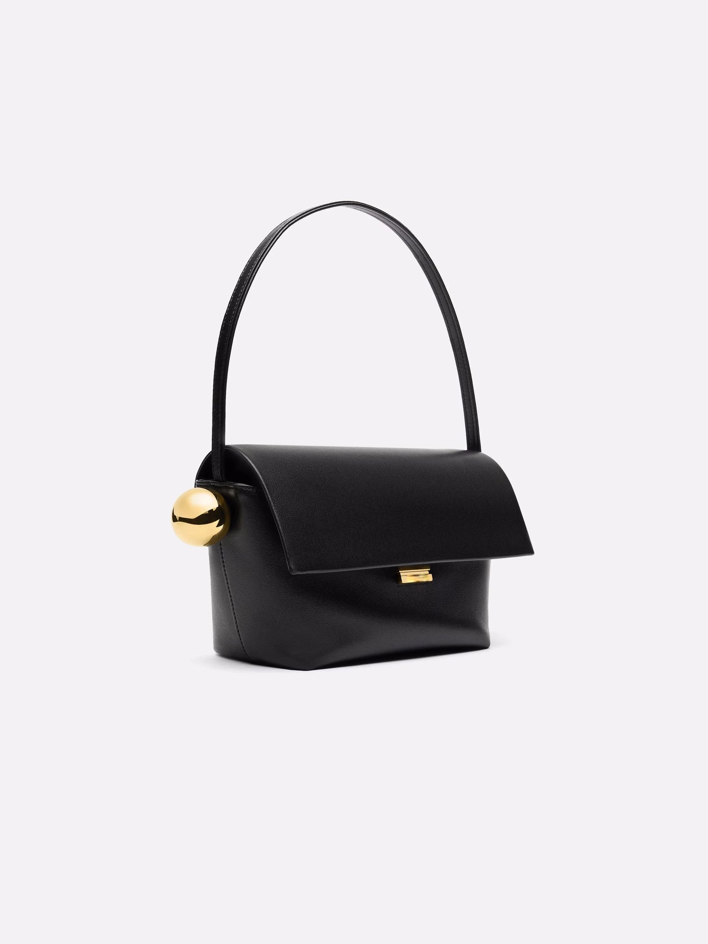 Women's Shoulder Bag with Flap, Solid Color Fashion Top Handle bag with Metal, Women's Luxury Design Handbag for Everyday Style