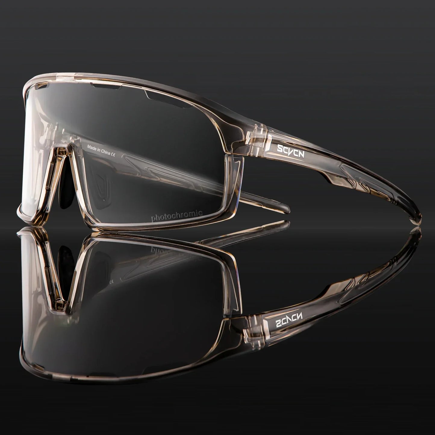 Photochromic Cycling Sunglasses Cycling Glasses UV400 Bicycle Eyewear Sports MTB Outdoor Bike Goggles Sunglasses Eyepieces