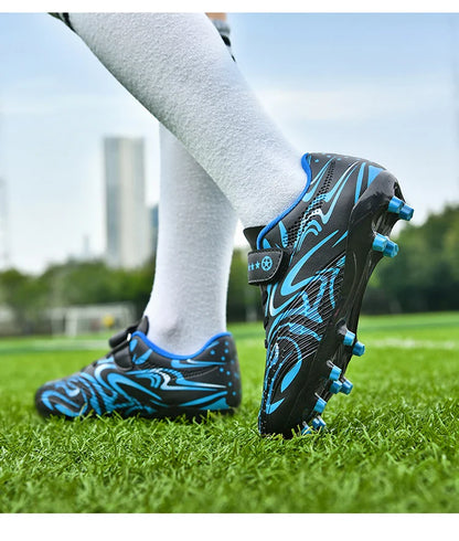 New Kids Soccer Shoes Original Football Shoes Boy Girl Indoor Professional Football Field Boots Society Cleats Non Slip Sneakers