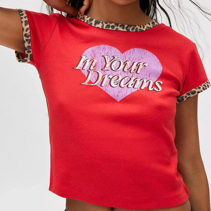 PORTUGAL Cute 2000s Aesthetics Letter Print Blue Baby Tees Y2K Streetwear O-neck Short Sleeve Crop Tops Women Fashion 2023 Slim