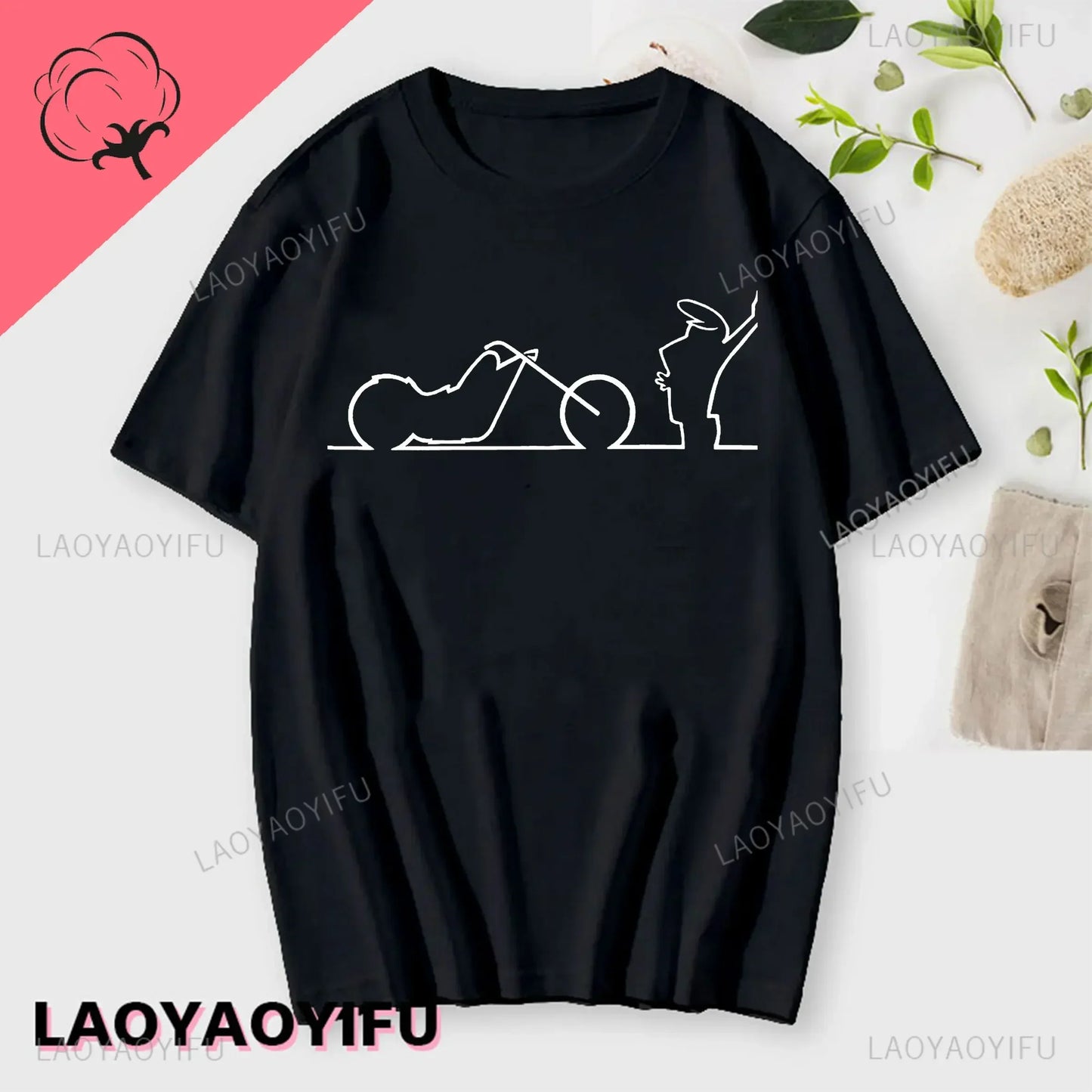 La Linea The Line Osvaldo Cavandoli TV Men Women Style Streetwear Tee Fashion Cotton T Shirt Round Neck Casual Summer Camiseta