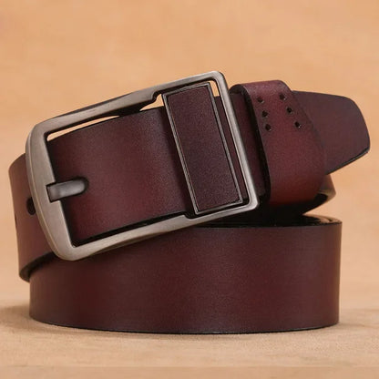 2024 Genuine Leather Belt Men 140 150 160 170cm Large Size Luxury Designer Belts Split Leather High Quality Waist Belt