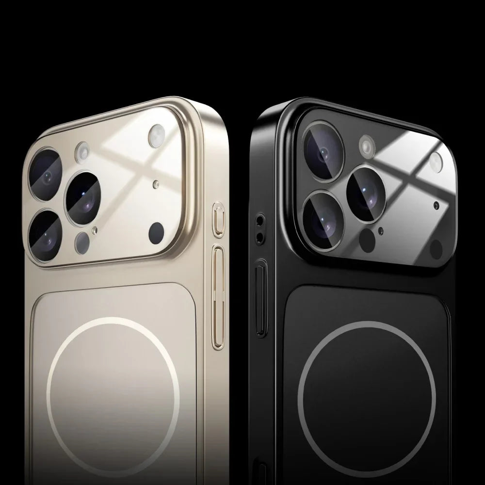 Magsafe Matte Armor Case For iPhone 17 Air 16 15 14 13 Pro Max Funda Wireless Charging Hard Magnetic Cover