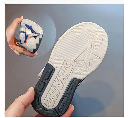 Children Fashion Soft-soled Anti-slippery Sneakers Kids Trend Fashion Basketball Shoes Boys Casual Sport Shoes Kids Tennis Shoes