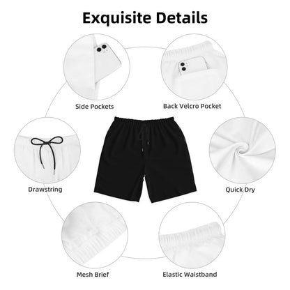 Male Board Shorts Paulaner Spezi Casual Beach Trunks Germany Soda Drink Sports Fitness High Quality Plus Size Beach Short Pants