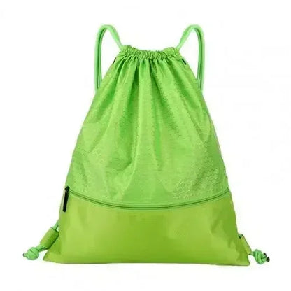 Sport 5 Colors Drawstring Pocket Simple Backpack Men's and Women's Fitness Backpack Lightweight Basketball Bag Oxford Zipper Bag
