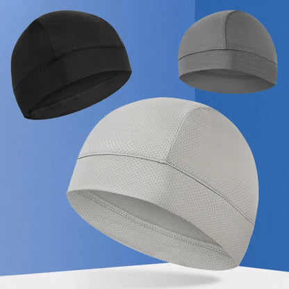Cooling Skull Cap Helmet Lining Breathable Sweat Wicking Cycling Sports Running Hat Comfortable Outdoor Hiking Cap Quick Dry Cap