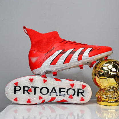 New Men Match Professional Football Boots Non-Slip TF/FG Soccer Shoes Boys Sneakers Comfortable Ankle Sports Shoes Unisex