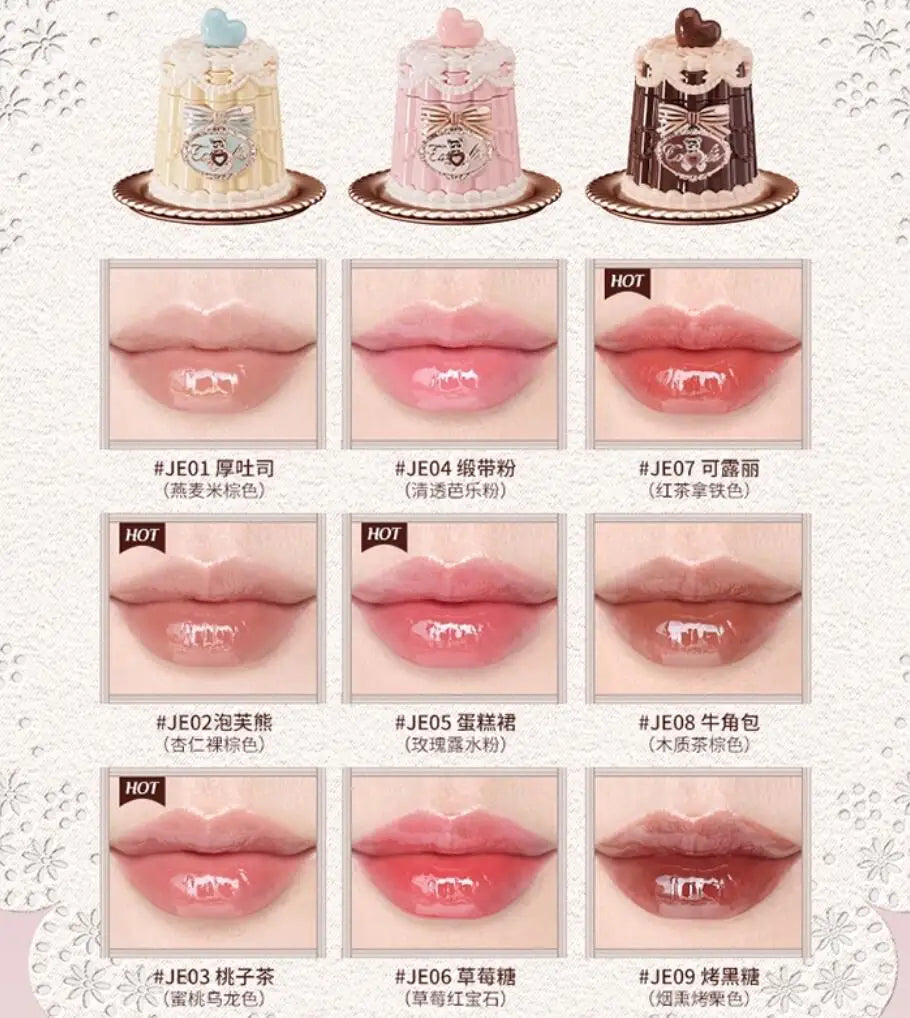 THE SWEETIE BEAR COLLECTION Makeup Gift Set All In Concealer Palette Blush Setting Powder Lip Jelly Gift Box Mirror