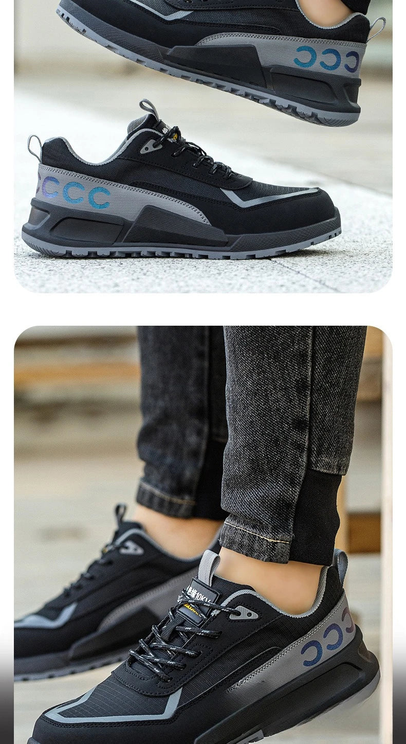 Labor Protection Shoes Men's Anti Smashing Anti Piercing Work Shoes Insulated 10KV Wear-resistant Electrical Shoes Safety Shoes