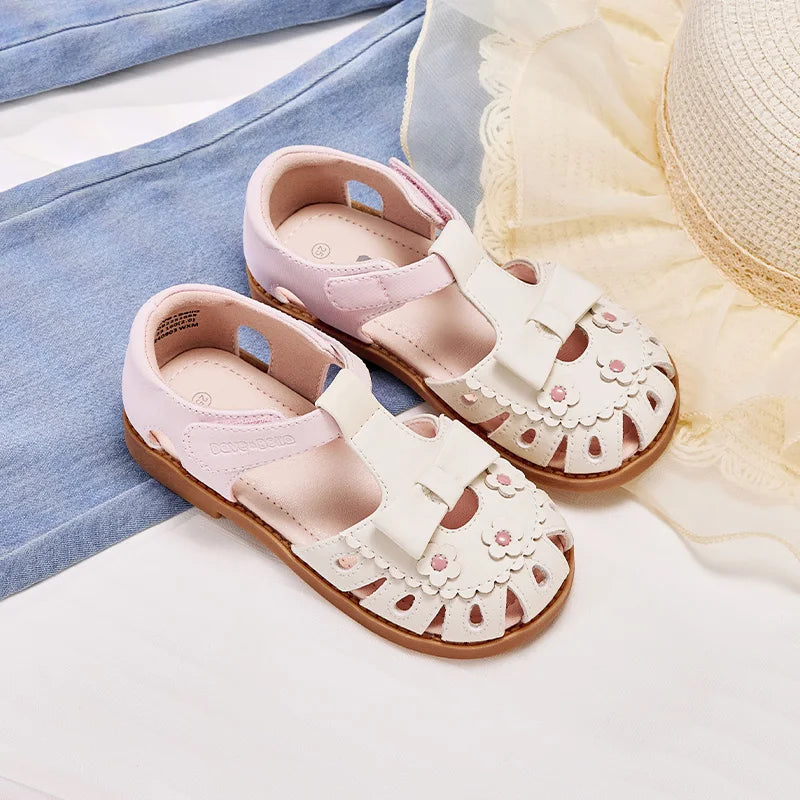 Baby Girls Sandals Summer Cute Baby Soft Leather Shoes Party Outdoor Children's Princess Crystal Shoes Cool DB2252060