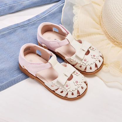 Baby Girls Sandals Summer Cute Baby Soft Leather Shoes Party Outdoor Children's Princess Crystal Shoes Cool DB2252060