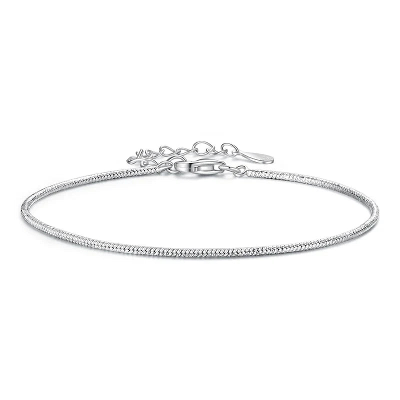 925 Sterling Silver Adjustable Beads Bracelet Carved Round Charm Wrist Chain for Girls Lightweight Cute Gift Fine Jewelry