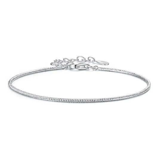925 Sterling Silver Adjustable Beads Bracelet Carved Round Charm Wrist Chain for Girls Lightweight Cute Gift Fine Jewelry