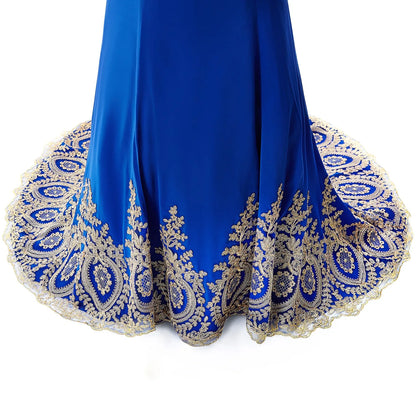 Vestidos de Baile Sereia de Renda Transparente, Luxuosos Apliques, Bordados, Missangas, Vestidos de Noite Ilusão, Vestido de Festa Longo