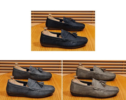 Outdoor Fashion Men's Casual Shoes Comfortable Male Loafers Non-slip Walking Sneakers Breathable Flats Driving Shoes Lazy Shoes