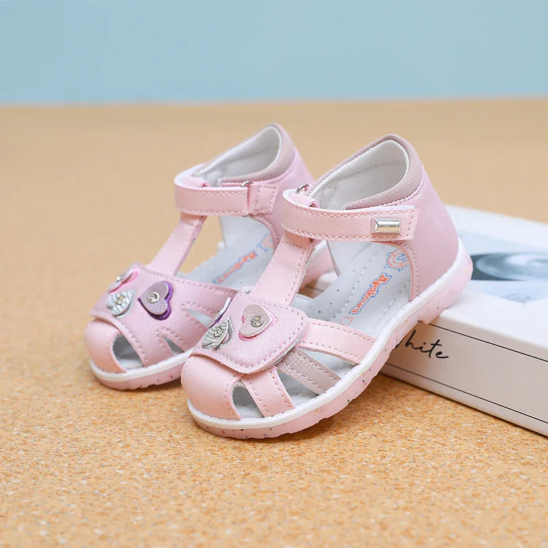 Children Sandals Summer Little Girl Sandals Baotou Girls Beach Sandals Hollow Breathable Baby Shoe