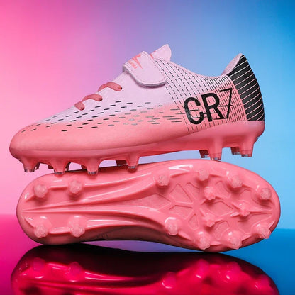 New Men Kids Football Boots Grass Boys Professional Non-Slip Ultralight Cleats Match Soccer Shoes Training Shoes Drop Shipping