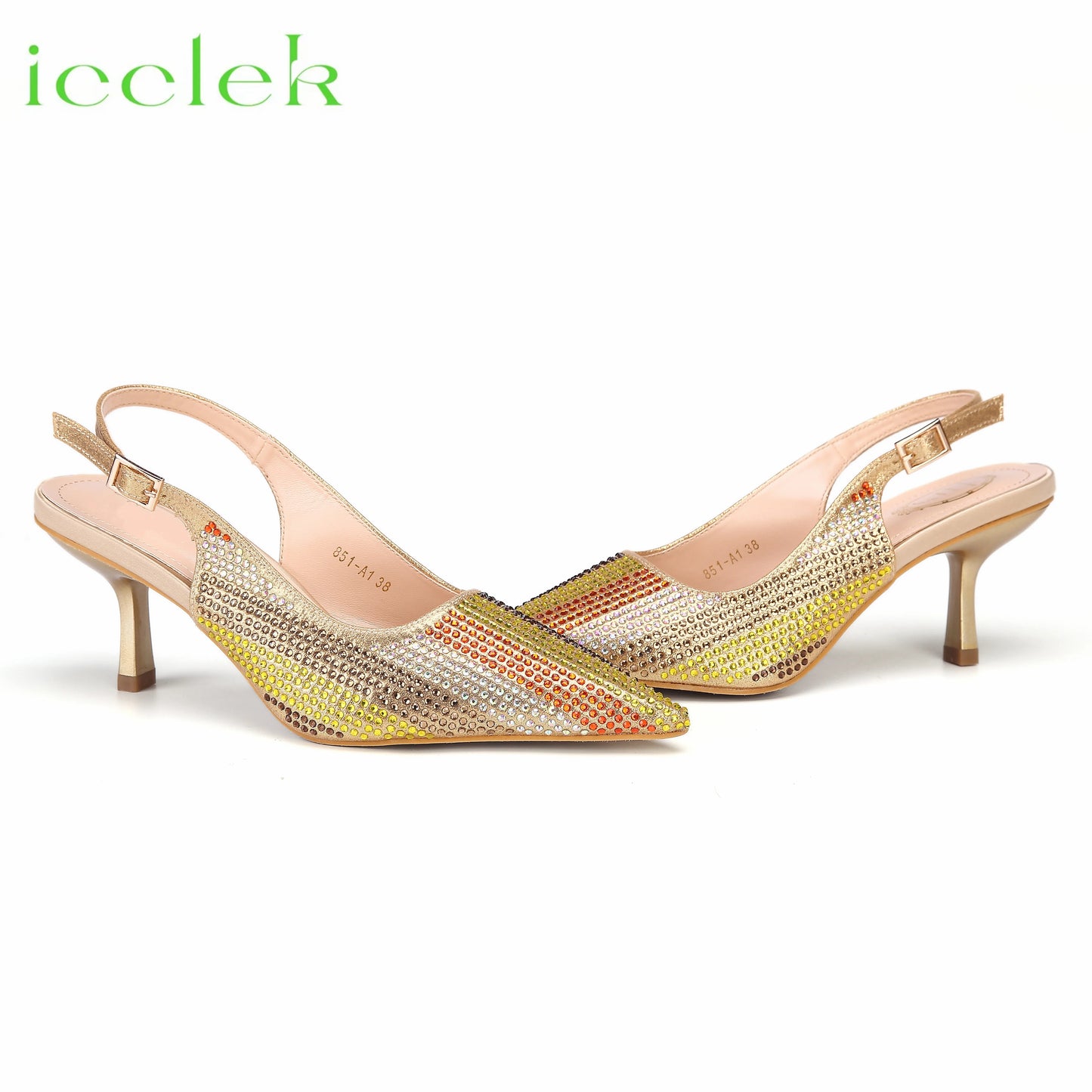 Italian Design African Women's High Heels Pointed Toe Sandals Party Wedding Party Magenta Color Shoes and Bags Set