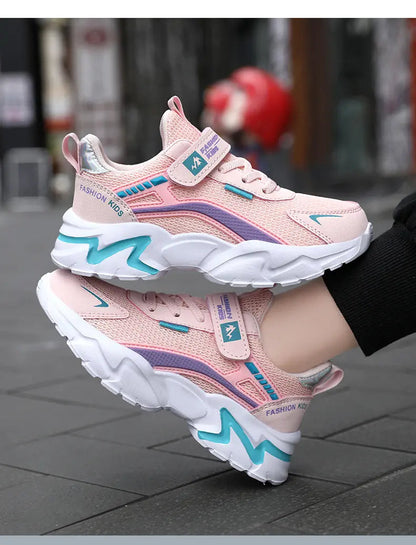 Children's Sports Shoes Kids Running Sneakers for Boys Girls Air Mesh Breathable Outdoor School Casual Fashion Shoes Anti-skid