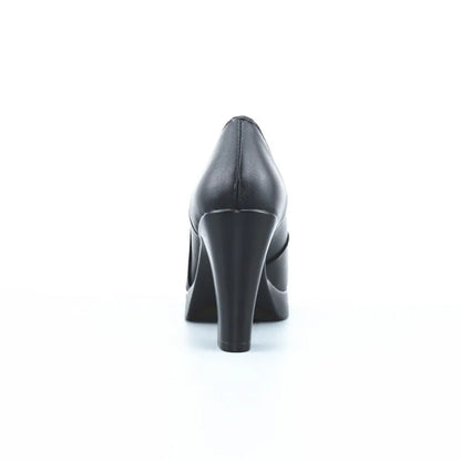 Sapatos Pequenos Tamanhos 32-43 Elegantes Scarpins Formais Femininos Sapatos de Salto Bloco Alto Primavera 2026 Rasos para Escritório Modelo Casamento