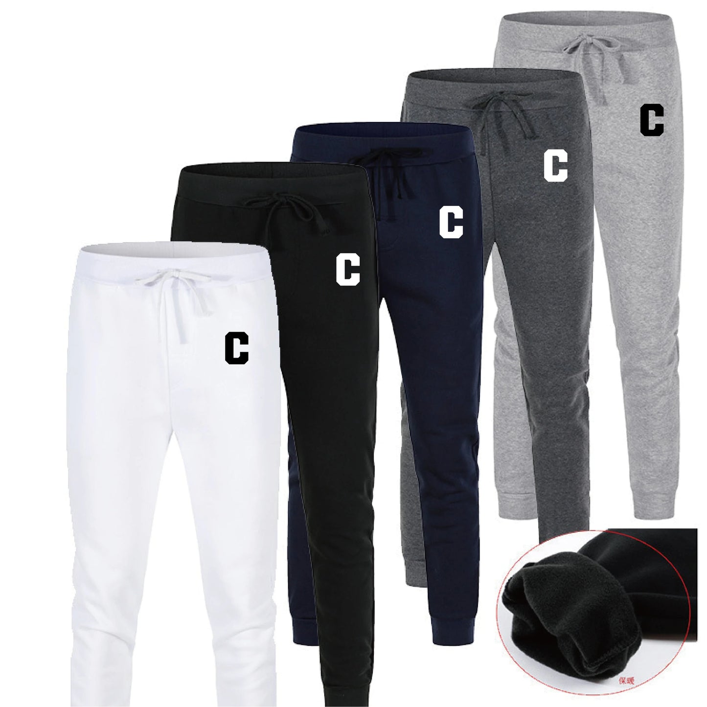 Unisex letter C print casual fashion versatile sports pants gym sports pants jogging sports pants running sports pants