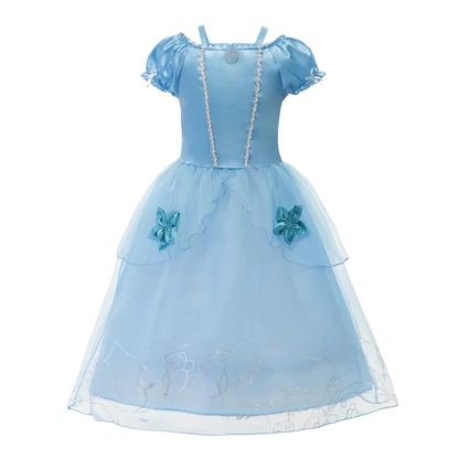 Cinderella Anna Elsa Costume Children Princess Dress for Girls Kids Cosplay Snow White Christmas Carnival Party Disguise Outfit