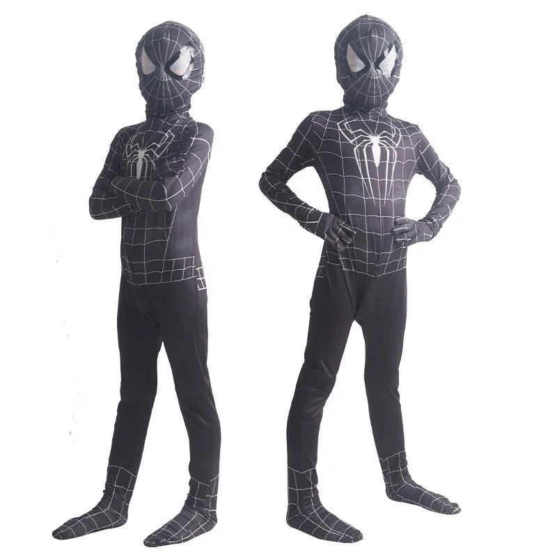 Spiderman Costume for Kids Adult Tobey Maguire Cosplay Bodysuit Superhero Zentai Suit Jumpsuit Halloween Carnival Party Costumes