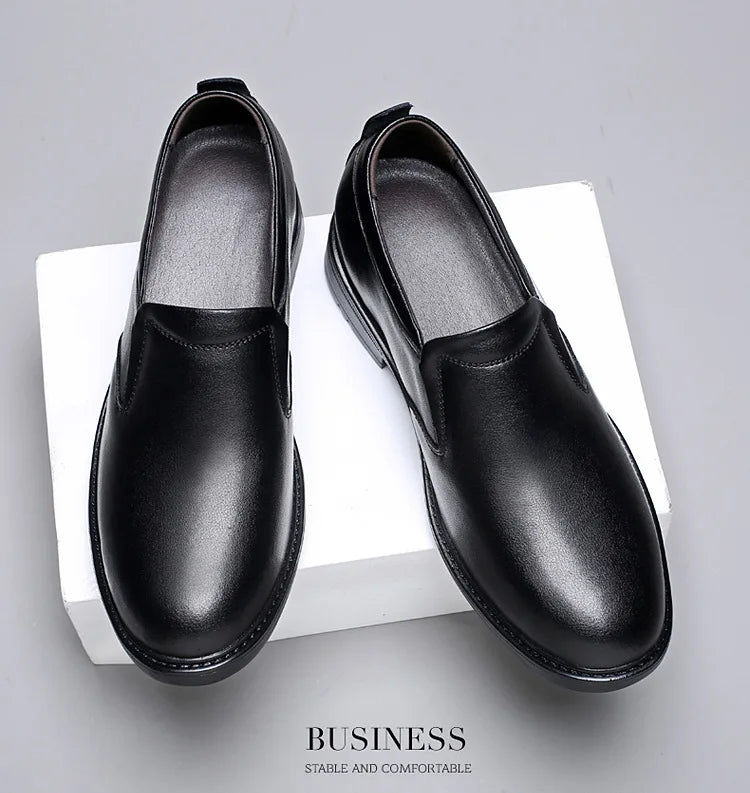 Height Increasing Shoes for Men 6cm 8cm Invisible Elevator Leather Casual Shoes Leathe Zapatillas De Hombre Large-sized Shoes