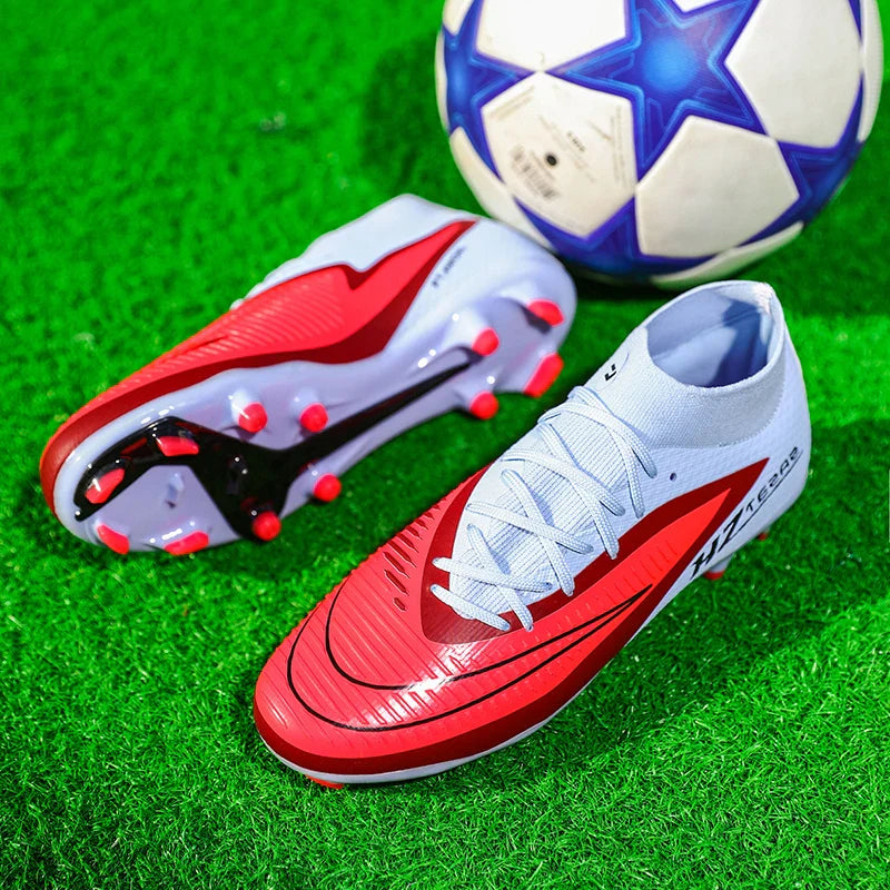 Men FG Football Shoes Ultralight Training Football Field Boots Outdoor Fast Soccer Shoes Society Cleats Professional Sneaker