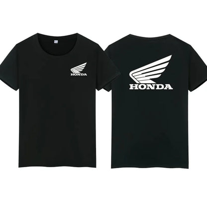 2026 Racing HRC Summer New Men's Fashion 100% Cotton T-Shirt Street Casual Top