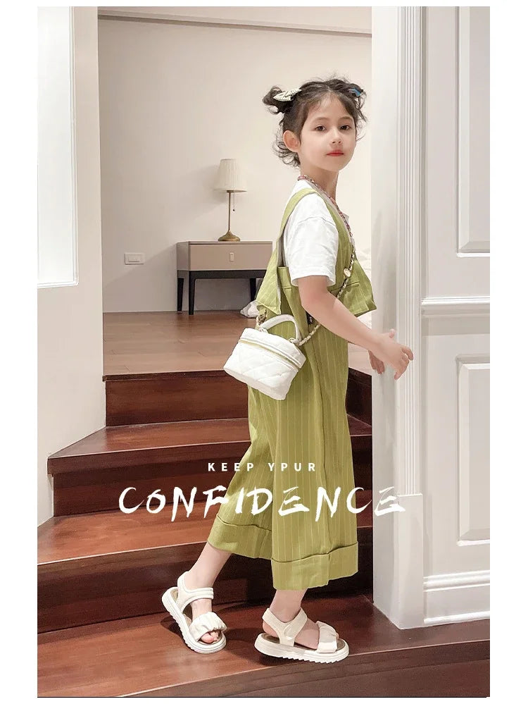 Children Solid Color Sandals Summer Beach Sandals for Girls School Fashion Open-toe Kids Thick Bottom Sandals Non-slip Versatile