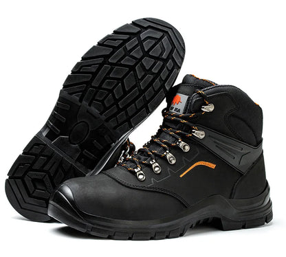 Men's Anti-Static Wear-Resistant Labor Protection Shoes Safety Smashing Protection Work Shoes for Factory Use