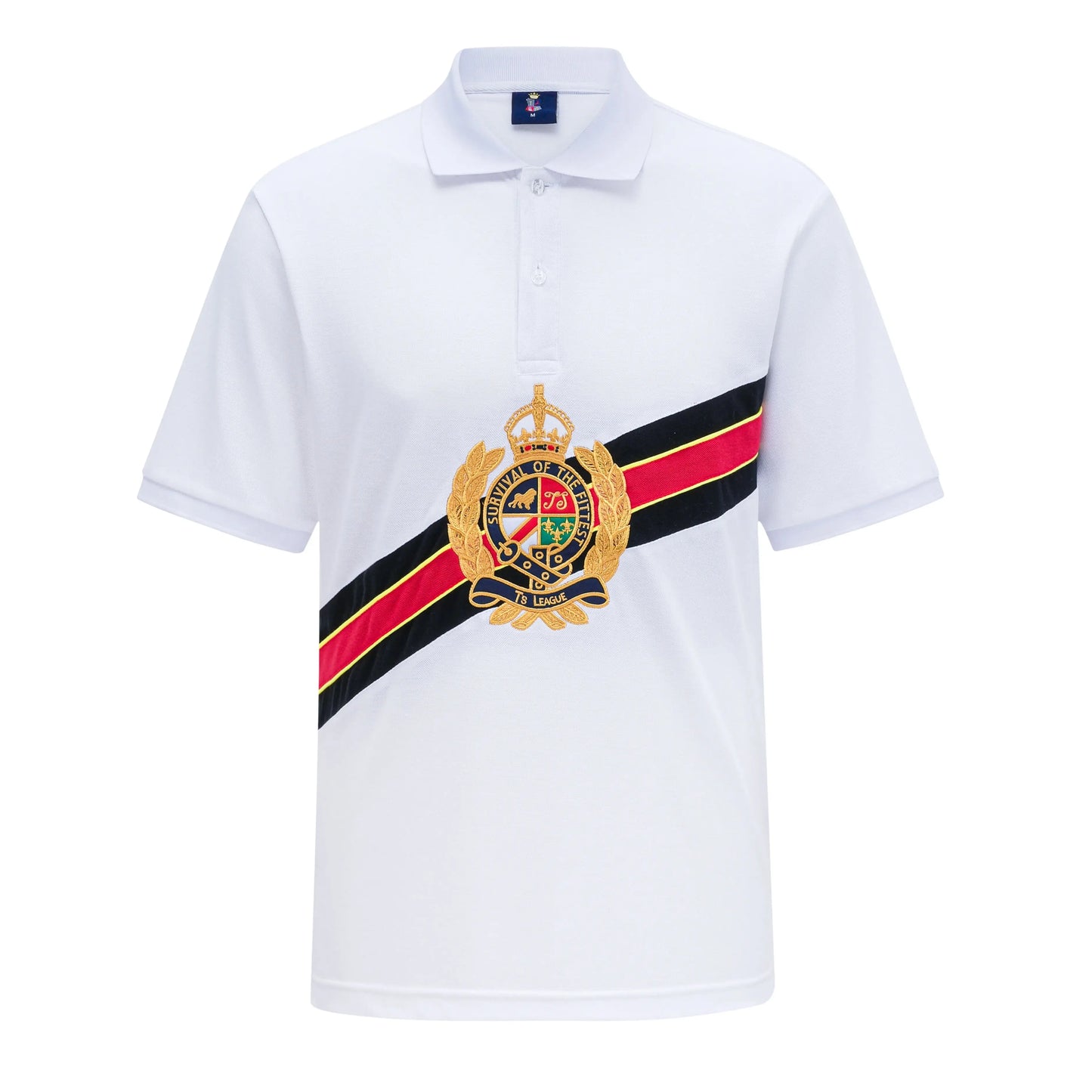 Men's polo shirt survival of the fittest cotton embroidery stitching color classic fashion original design pure cotton quality