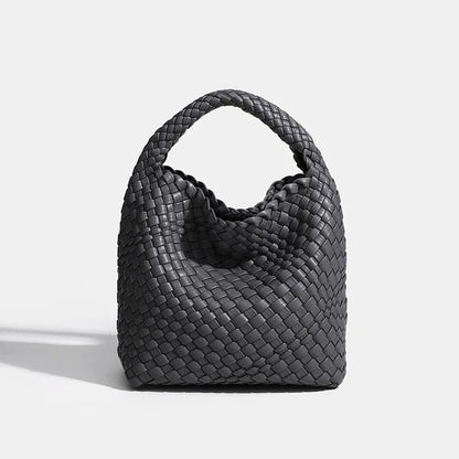 Designer bag Luxury 2024 woman bag Brand New Product PU Small size hand-woven bucket bag High quality Women's handbag