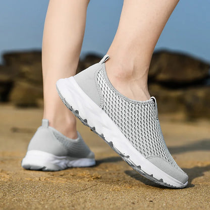 Men Shoes Sneakers Brand Man Casual Flats Shoes Loafers Slip on Male Mesh Big Size 48 Breathable Spring Autumn Summer 2024