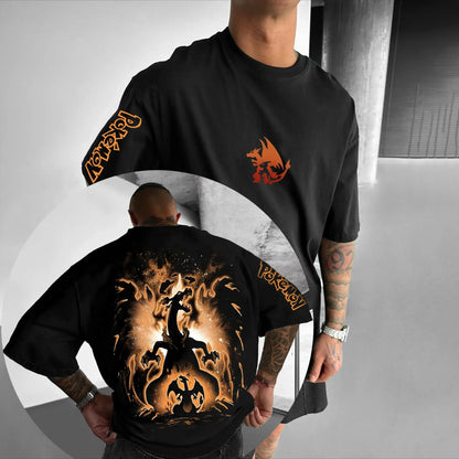 Printing Short-sleeved T-shirt Men's Women's 2025 Summer Fashion Street Top